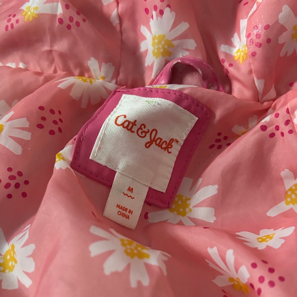 Cat & Jack Pink Jacket with Floral Pattern